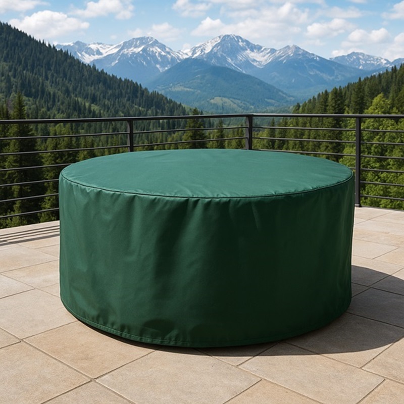 Housse de protection table ronde